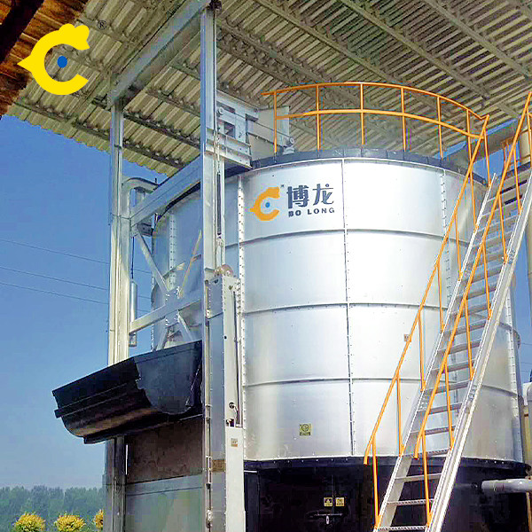 manure composting machine with automatic control